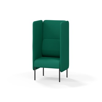 Adapt 60 sohva, korkea selkänoja, sivupaneeleilla, ik 45, K 128