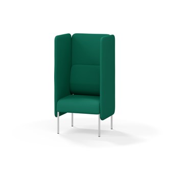 Adapt 60 sohva, korkea selkänoja, sivupaneeleilla, ik 45, K 128