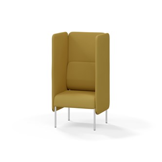 Adapt 60 sohva, korkea selkänoja, sivupaneeleilla, ik 45, K 128