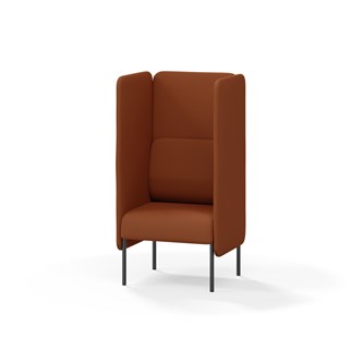 Adapt 60 sohva, korkea selkänoja, sivupaneeleilla, ik 45, K 128