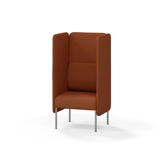 Adapt 60 sohva, korkea selkänoja, sivupaneeleilla, ik 45, K 128