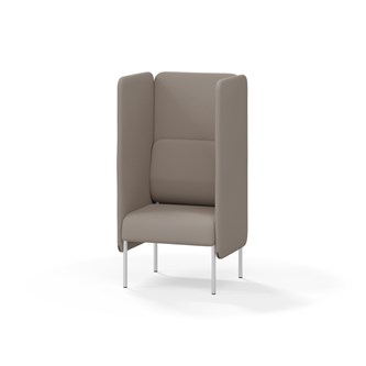 Adapt 60 sohva, korkea selkänoja, sivupaneeleilla, ik 45, K 128