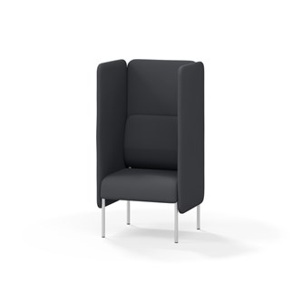 Adapt 60 sohva, korkea selkänoja, sivupaneeleilla, ik 45, K 128