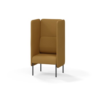 Adapt 60 sohva, korkea selkänoja, sivupaneeleilla, ik 45, K 128