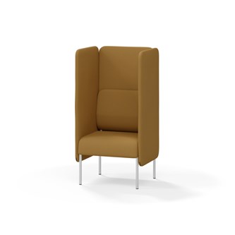 Adapt 60 sohva, korkea selkänoja, sivupaneeleilla, ik 45, K 128