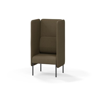 Adapt 60 sohva, korkea selkänoja, sivupaneeleilla, ik 45, K 128
