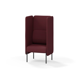 Adapt 60 sohva, korkea selkänoja, sivupaneeleilla, ik 45, K 128