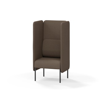 Adapt 60 sohva, korkea selkänoja, sivupaneeleilla, ik 45, K 128