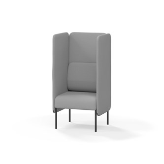Adapt 60 sohva, korkea selkänoja, sivupaneeleilla, ik 45, K 128