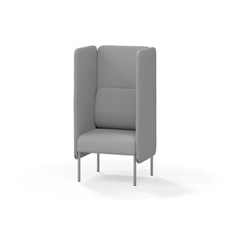 Adapt 60 sohva, korkea selkänoja, sivupaneeleilla, ik 45, K 128