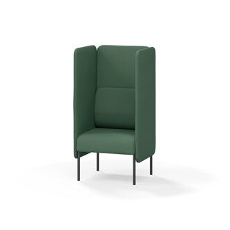 Adapt 60 sohva, korkea selkänoja, sivupaneeleilla, ik 45, K 128