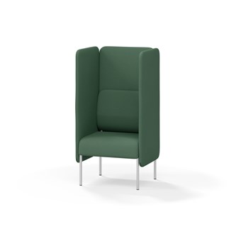 Adapt 60 sohva, korkea selkänoja, sivupaneeleilla, ik 45, K 128