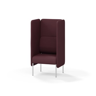 Adapt 60 sohva, korkea selkänoja, sivupaneeleilla, ik 45, K 128