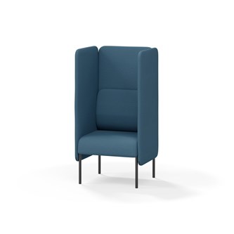 Adapt 60 sohva, korkea selkänoja, sivupaneeleilla, ik 45, K 128
