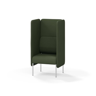 Adapt 60 sohva, korkea selkänoja, sivupaneeleilla, ik 45, K 128
