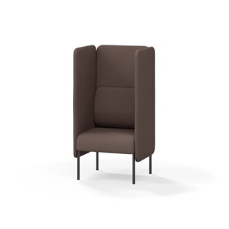 Adapt 60 sohva, korkea selkänoja, sivupaneeleilla, ik 45, K 128