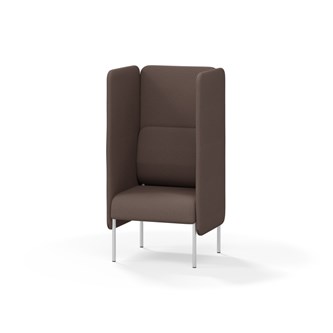 Adapt 60 sohva, korkea selkänoja, sivupaneeleilla, ik 45, K 128