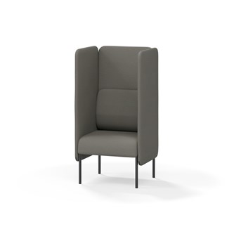 Adapt 60 sohva, korkea selkänoja, sivupaneeleilla, ik 45, K 128