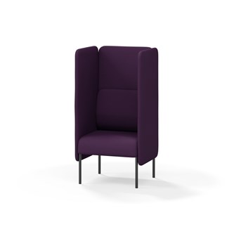 Adapt 60 sohva, korkea selkänoja, sivupaneeleilla, ik 45, K 128