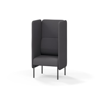 Adapt 60 sohva, korkea selkänoja, sivupaneeleilla, ik 45, K 128