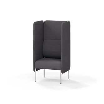 Adapt 60 sohva, korkea selkänoja, sivupaneeleilla, ik 45, K 128