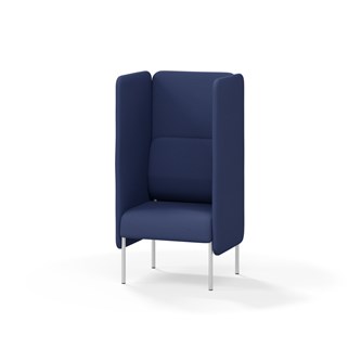 Adapt 60 sohva, korkea selkänoja, sivupaneeleilla, ik 45, K 128