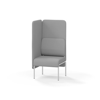 Adapt 60 sohva, korkea selkänoja, sivupaneeli oikealla, ik 45, K 128