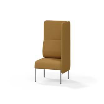 Adapt 60 sohva, korkea selkänoja, sivupaneeli vasemmalla, ik 45, K 128