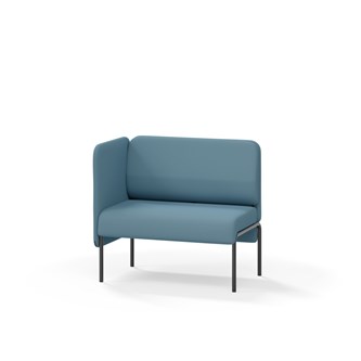 Adapt 90 sohva, matala selkänoja, sivupaneeli oikealla, ik 45, K 88