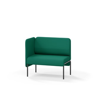 Adapt 90 sohva, matala selkänoja, sivupaneeli oikealla, ik 45, K 88