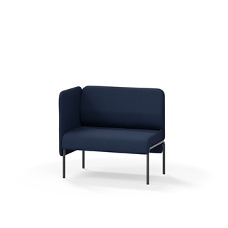Adapt 90 sohva, matala selkänoja, sivupaneeli oikealla, ik 45, K 88