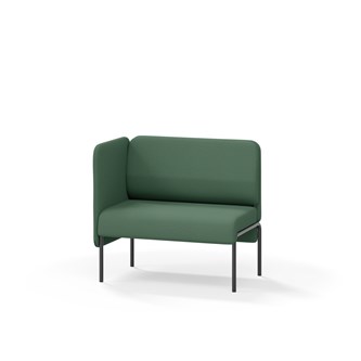 Adapt 90 sohva, matala selkänoja, sivupaneeli oikealla, ik 45, K 88
