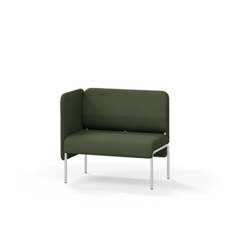Adapt 90 sohva, matala selkänoja, sivupaneeli oikealla, ik 45, K 88