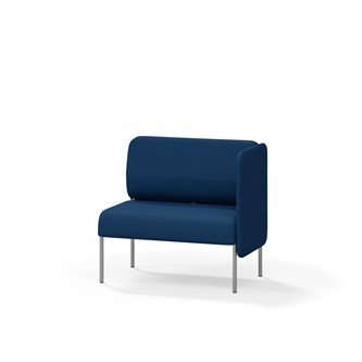 Adapt 90 sohva, matala selkänoja, sivupaneeli vasemmalla, ik 45, K 88