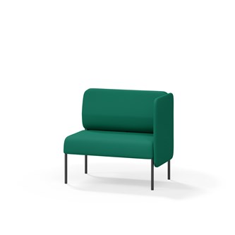 Adapt 90 sohva, matala selkänoja, sivupaneeli vasemmalla, ik 45, K 88