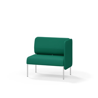 Adapt 90 sohva, matala selkänoja, sivupaneeli vasemmalla, ik 45, K 88