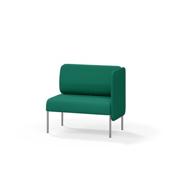 Adapt 90 sohva, matala selkänoja, sivupaneeli vasemmalla, ik 45, K 88