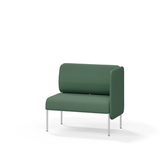 Adapt 90 sohva, matala selkänoja, sivupaneeli vasemmalla, ik 45, K 88