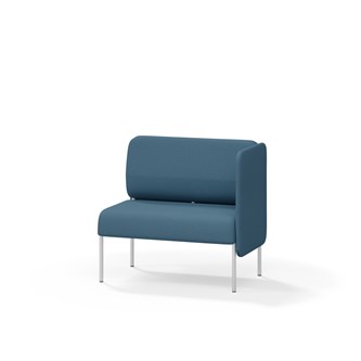 Adapt 90 sohva, matala selkänoja, sivupaneeli vasemmalla, ik 45, K 88