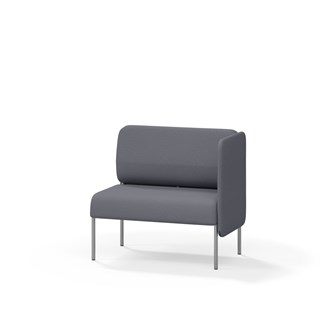 Adapt 90 sohva, matala selkänoja, sivupaneeli vasemmalla, ik 45, K 88
