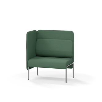 Adapt 90 sohva, medium selkänoja, sivupaneeli oikealla, ik 45, K 108