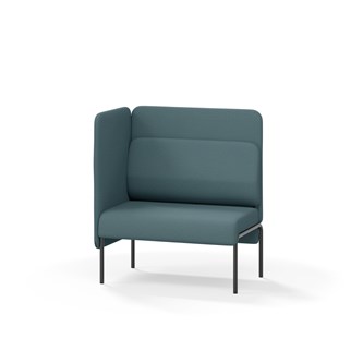Adapt 90 sohva, medium selkänoja, sivupaneeli oikealla, ik 45, K 108