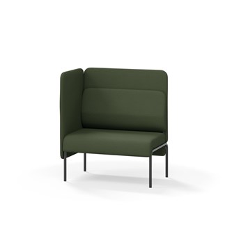 Adapt 90 sohva, medium selkänoja, sivupaneeli oikealla, ik 45, K 108