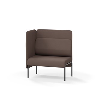 Adapt 90 sohva, medium selkänoja, sivupaneeli oikealla, ik 45, K 108