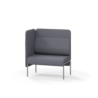 Adapt 90 sohva, medium selkänoja, sivupaneeli oikealla, ik 45, K 108