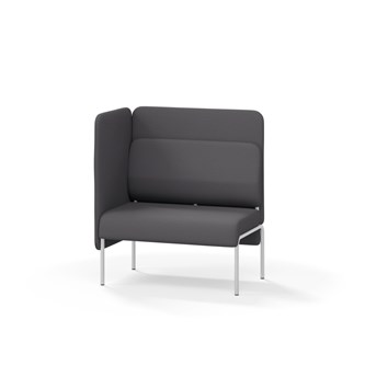 Adapt 90 sohva, medium selkänoja, sivupaneeli oikealla, ik 45, K 108