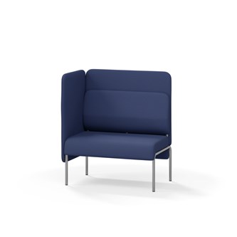 Adapt 90 sohva, medium selkänoja, sivupaneeli oikealla, ik 45, K 108