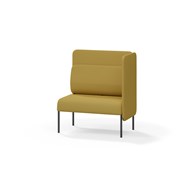 Adapt 90 sohva, medium selkänoja, sivupaneeli vasemmalla, ik 45, K 108