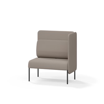 Adapt 90 sohva, medium selkänoja, sivupaneeli vasemmalla, ik 45, K 108