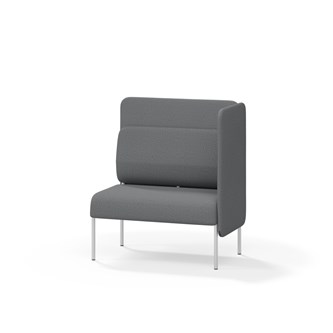 Adapt 90 sohva, medium selkänoja, sivupaneeli vasemmalla, ik 45, K 108